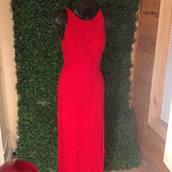 ANDRETTA DONATELLO BEADED SILK Gown - Picture 2 of 9